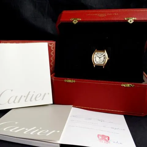 Cartier Tortue OT1820 34mm Rose gold White