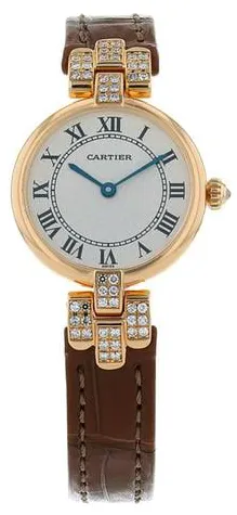 Cartier Vendôme 1294/2 24mm Yellow gold Champagne