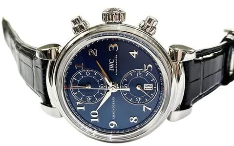 IWC Da Vinci IW393402 42mm Stainless steel Blue 3