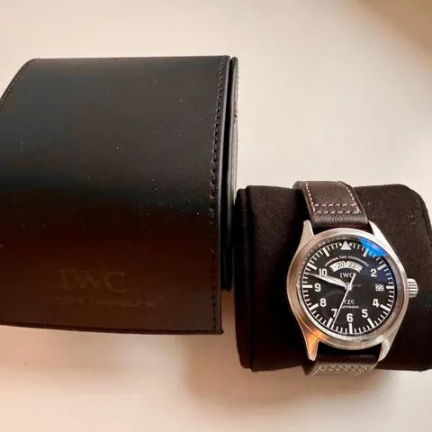 IWC Pilot Spitfire UTC IW3251 39mm Stainless steel Black