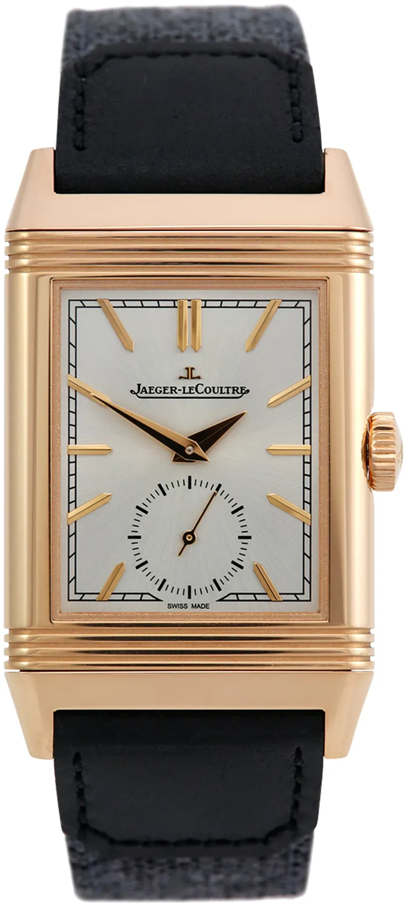 Jaeger-LeCoultre Reverso 7132521 27mm Rose gold Silver Baton