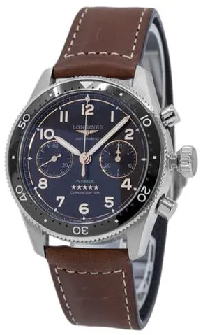 Longines Spirit L38214532 42mm Stainless steel Black