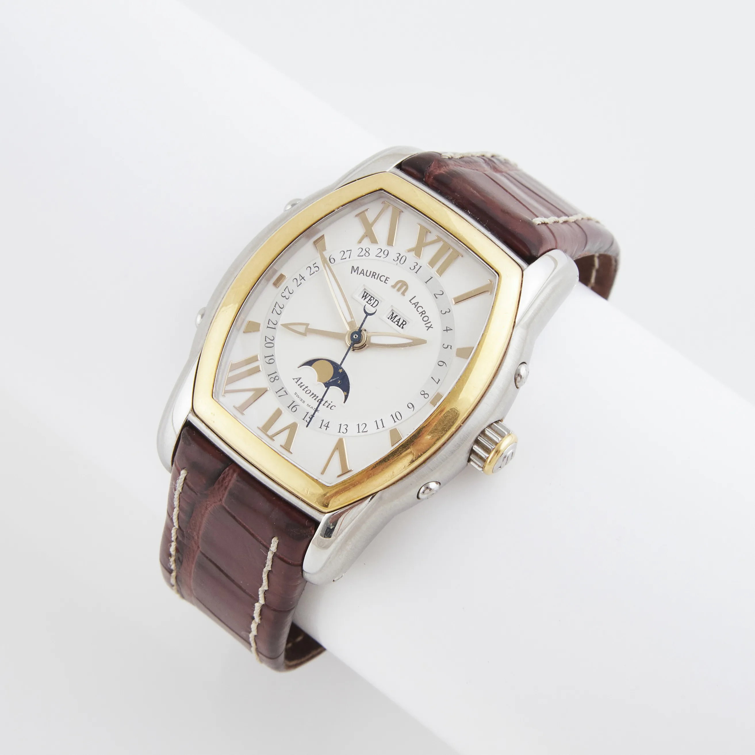 Maurice Lacroix Masterpiece MP6439 39mm Yellow gold and Stainless steel