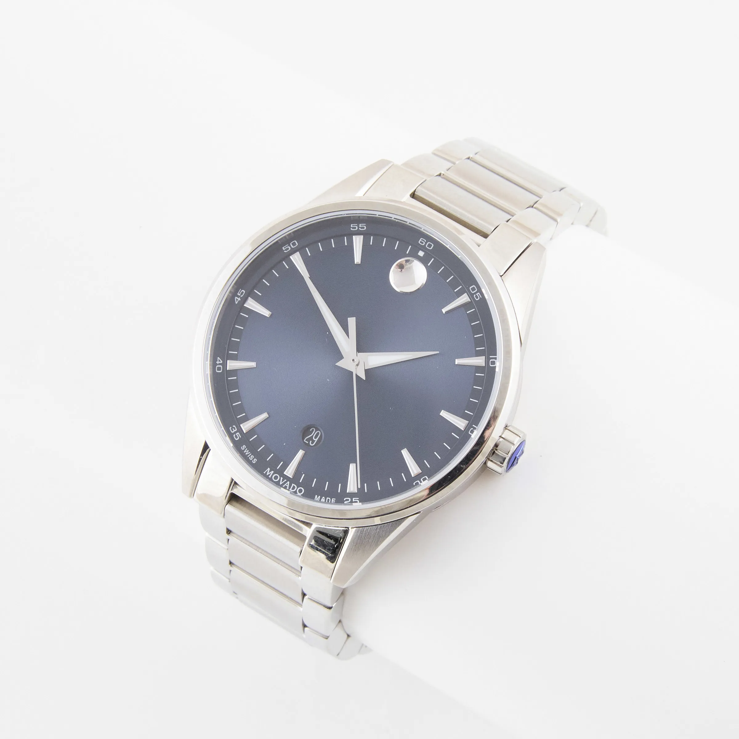 Movado 72.1.14.1487 40mm Stainless steel Blue