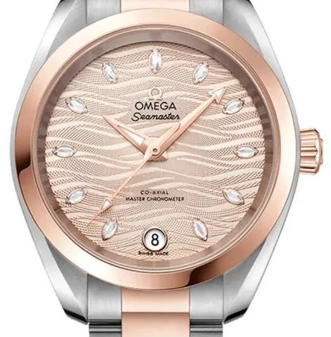 Omega Aqua Terra 220.20.34.20.59.001 34mm Stainless steel Gray