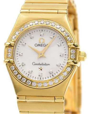 Omega Constellation 1167.75.00 22.5mm Yellow gold White