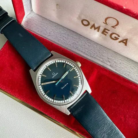 Omega Genève 136.041 35mm Stainless steel Blue