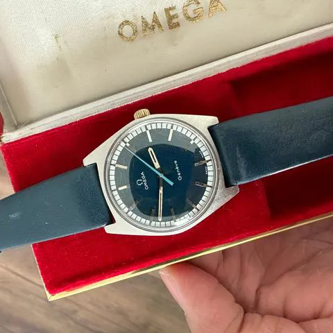 Omega Genève 136.041 35mm Stainless steel Blue 5