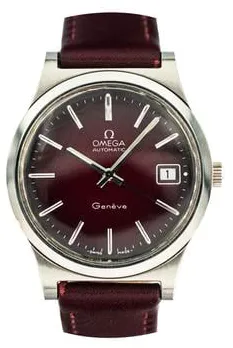 Omega Genève 166.0168 36mm Steel Bordeaux