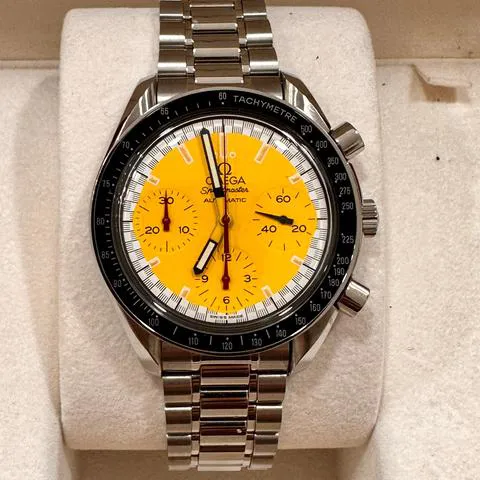 Omega Speedmaster Reduced 3810.12.40 39mm Steel Yellow