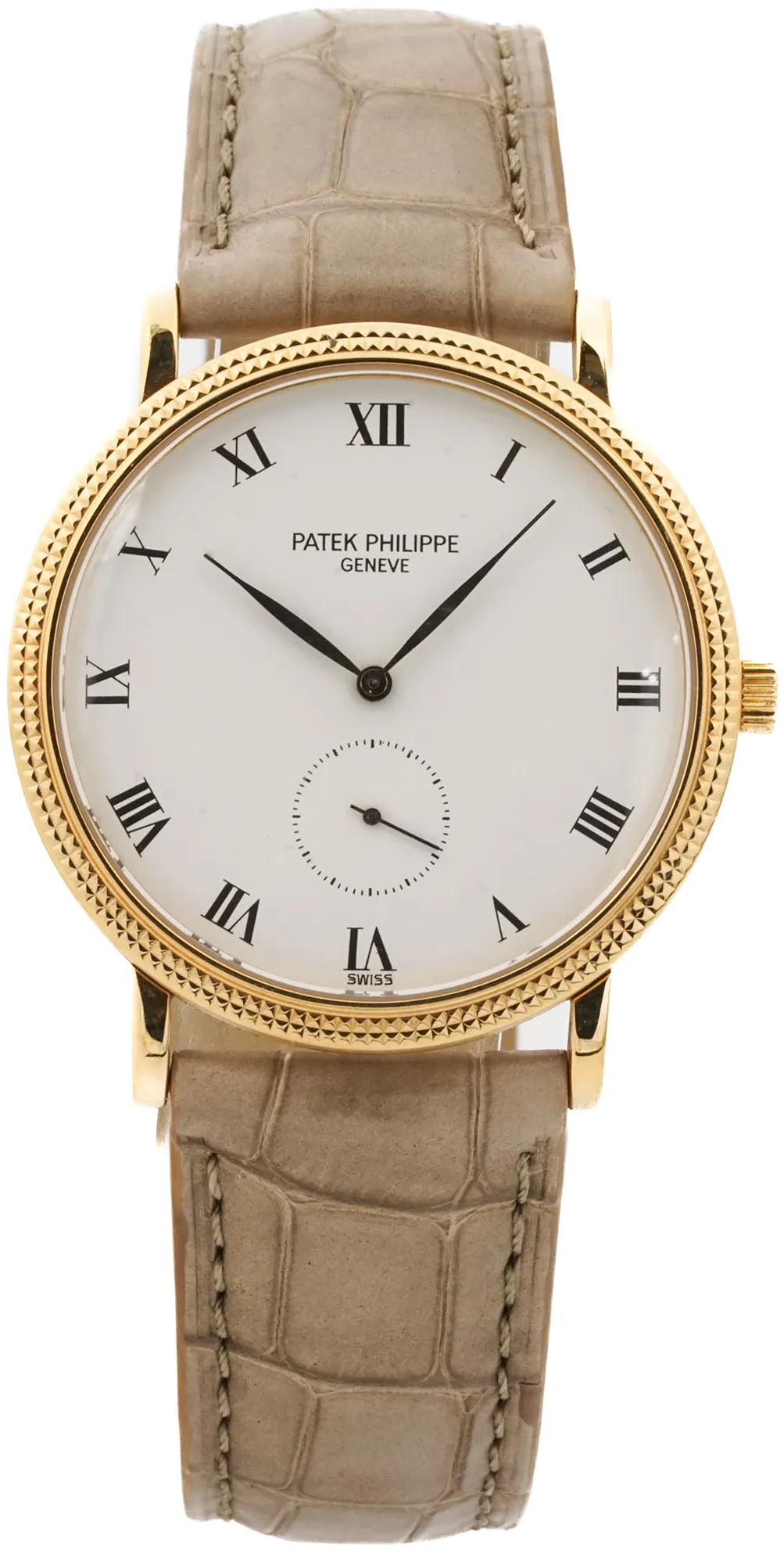 Patek Philippe Calatrava 3919J-001 34mm Yellow gold White