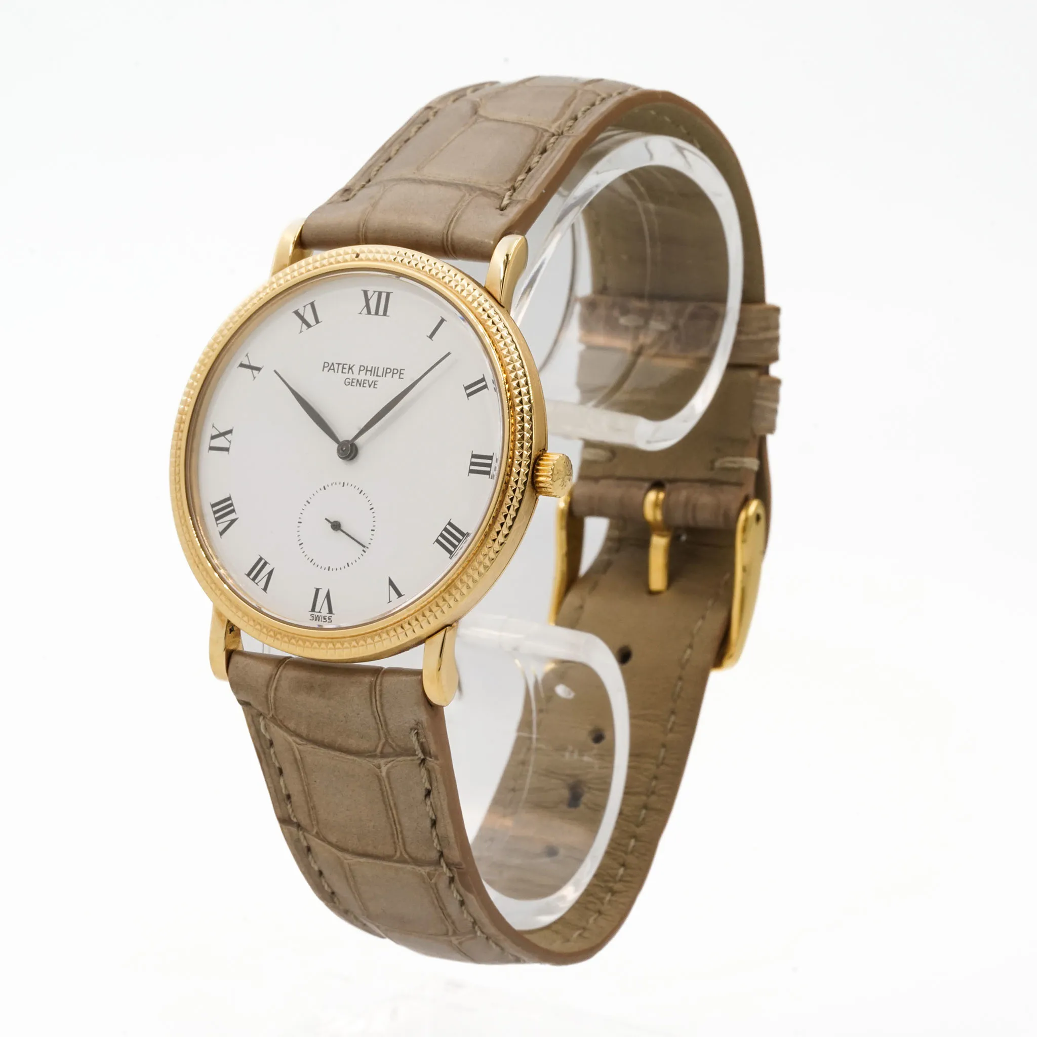 Patek Philippe Calatrava 3919J-001 34mm Yellow gold White 1