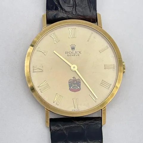 Rolex Cellini 4112 32mm Yellow gold Champagne 7