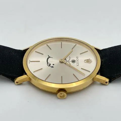 Rolex Cellini 4112 32mm Yellow gold Silver 5