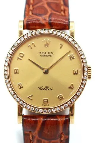 Rolex Cellini 5113 23.5mm Yellow gold Champagne