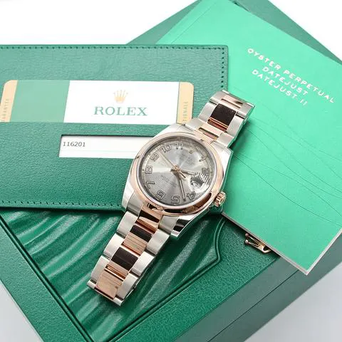 Rolex Datejust 36 116201 36mm Yellow gold and Stainless steel Silver 1