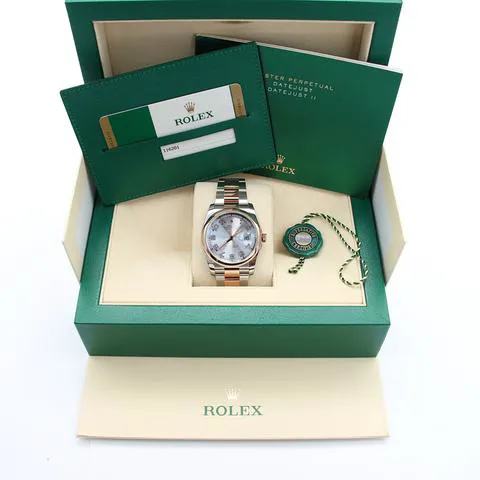 Rolex Datejust 36 116201 36mm Yellow gold and Stainless steel Silver 5