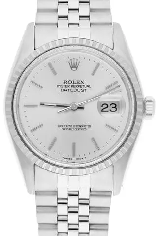 Rolex Datejust 36 16030 36mm Stainless steel Silver