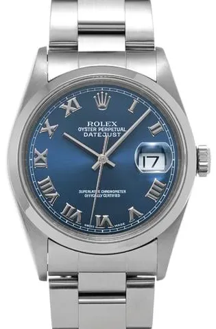 Rolex Datejust 36 16200 36mm Stainless steel Blue