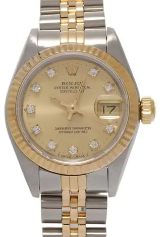 Rolex Datejust 69173G 26mm Yellow gold and Stainless steel Champagne