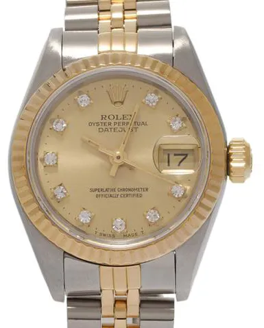 Rolex Datejust 69173G 26mm Yellow gold and Stainless steel Champagne 4