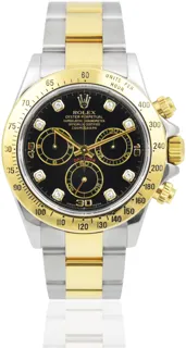 Rolex Daytona 116523 Yellow gold and Stainless steel Black