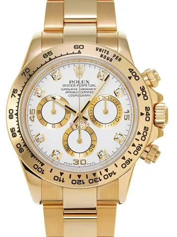 Rolex Daytona 116508 G Yellow gold White 2019 Japan | Dealer | EveryWatch