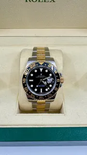 Rolex GMT-Master II 116713LN Yellow gold and Stainless steel Black