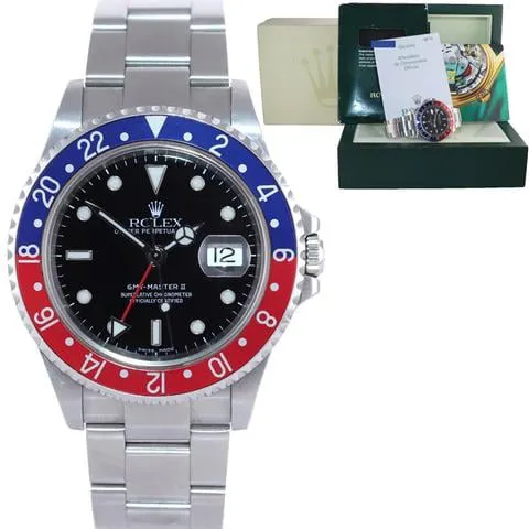 Rolex GMT-Master II 16710 40mm Stainless steel Black