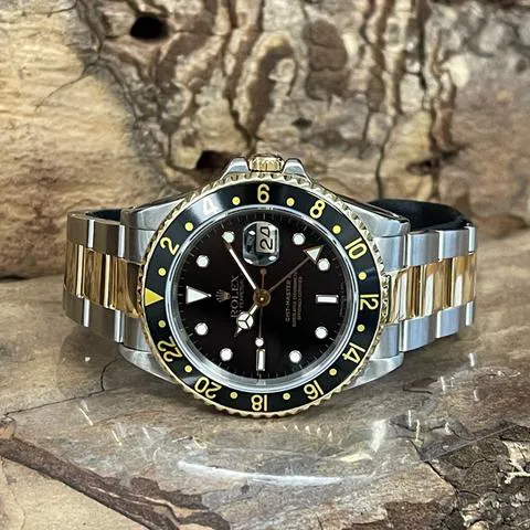 Rolex GMT-Master II 16713 40mm Yellow gold and Stainless steel Black 3