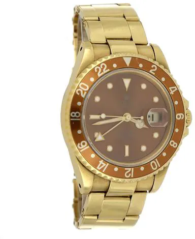 Rolex GMT-Master II 16718 40mm Yellow gold Brown 2