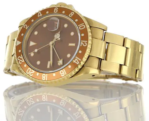 Rolex GMT-Master II 16718 40mm Yellow gold Brown 4