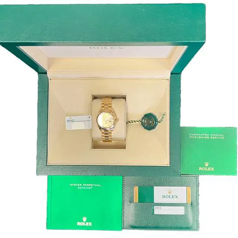 Rolex Lady-Datejust 279178 28mm Yellow gold Champagne 1