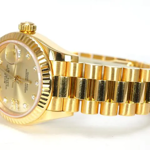 Rolex Lady-Datejust 279178 28mm Yellow gold Champagne 2