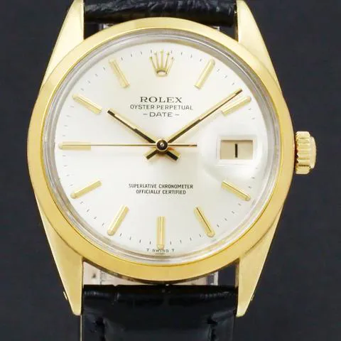 Rolex Oyster Perpetual Date 15505 34mm Yellow gold and Stainless steel Gold