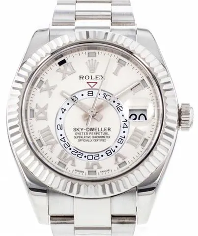 Rolex Sky-Dweller 326939 42mm White gold Silver