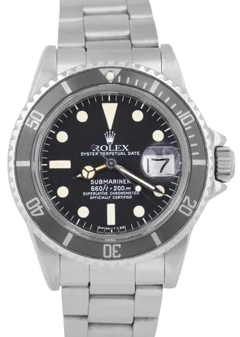 Rolex Submariner 1680 40mm Steel Black