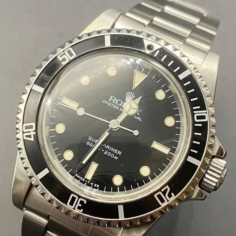 Rolex Submariner 5513 40mm Stainless steel Black