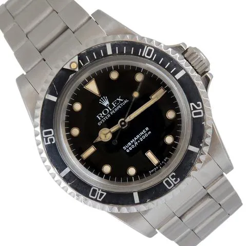 Rolex Submariner 5513 40mm Stainless steel Black