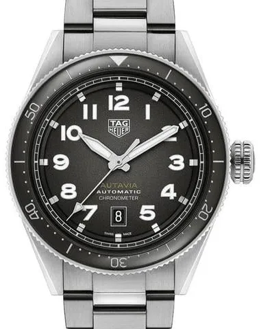 TAG Heuer Autavia WBE5114.EB0173 42mm Stainless steel Black