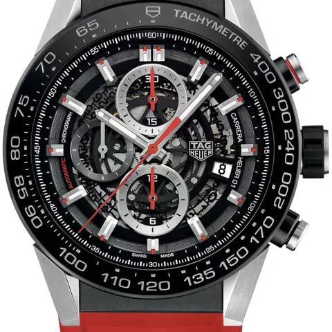 TAG Heuer Carrera CAR2A1Z.FT6050 45mm Stainless steel Skeleton