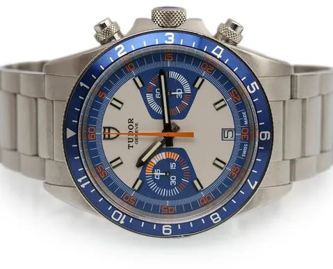 Tudor Heritage 70330B 42mm Stainless steel Blue 3