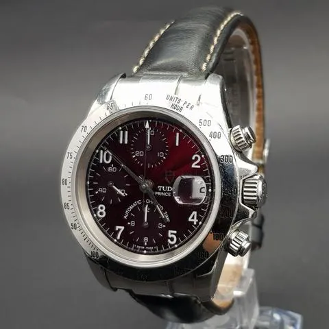 Tudor Prince Date 79280 40mm Stainless steel Bordeaux 1