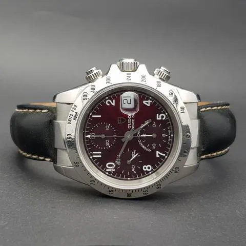 Tudor Prince Date 79280 40mm Stainless steel Bordeaux 2