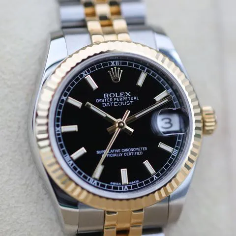 Rolex Datejust 31 178273 31mm Yellow gold and Stainless steel Black 1