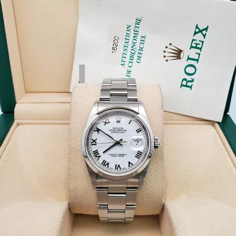 Rolex Datejust 36 16200 36mm Stainless steel White 2