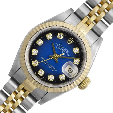 Rolex Datejust 69173G 26mm Stainless steel Blue 1