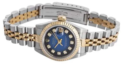 Rolex Datejust 69173G 26mm Stainless steel Blue 4