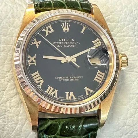 Rolex Datejust 36 16018 36mm Yellow gold Black 1