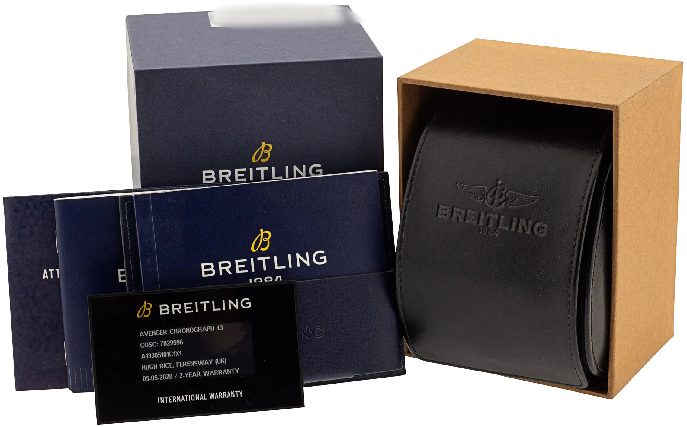 Breitling Avenger A13385 43mm Stainless steel Blue Baton 3